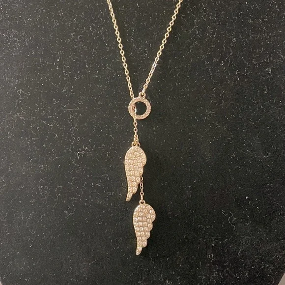 Victoria’s Secret Lariat Angel Wings Adjustable Necklace - Picture 4 of 10